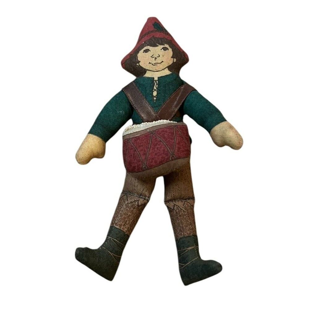 HALLMARK Famous Americans Series 1979 Little Drummer Boy Doll 6.5" Plush VTG Toy